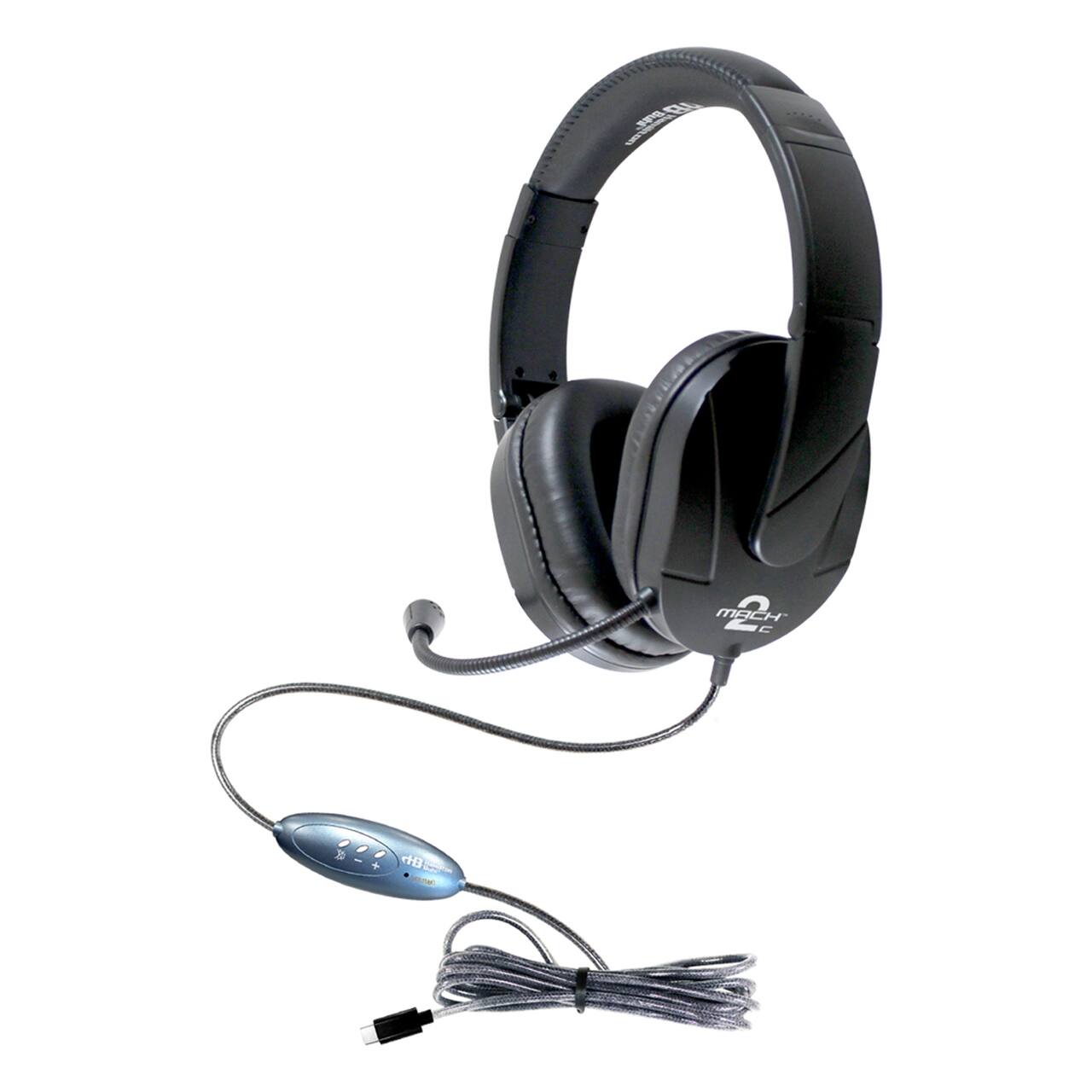 HamiltonBuhl® MACH-2™ Multimedia Stereo Headset with Gooseneck Mic